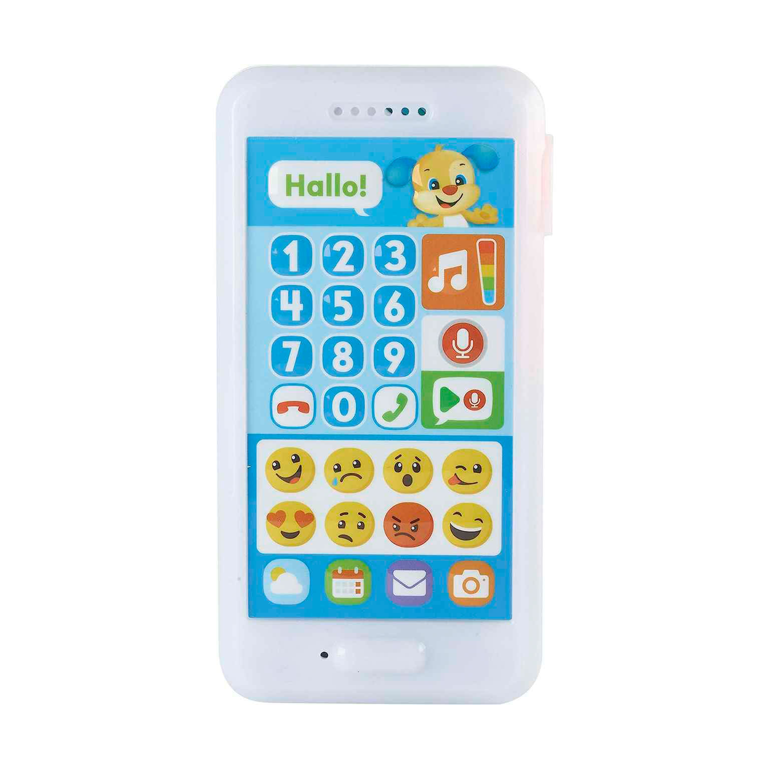 Fisher-Price Lernspaß Spielzeugtelefon – Interaktives Kinderspielzeug mit Lichtern und Telefongeräuschen – Weiteres Produktbild 1