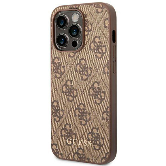 Guess 4G Metal Gold Logo Case iPhone 14 Pro Max – Hardcase, robust und kompatibel mit kabellosem Laden – Weiteres Produktbild 2
