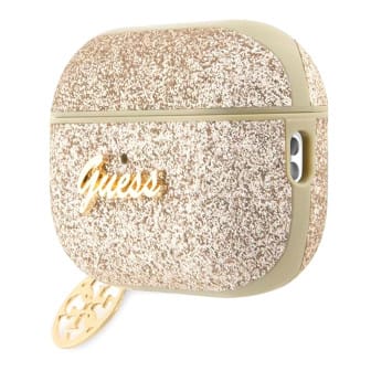 Guess Glitter Flake Hülle – Schutzhülle für AirPods Pro 2 mit Glitzer und kabellosem Laden – Gold Guess Glitter Flake Hülle – Schutzhülle für AirPods Pro 2 mit Glitzer und kabellosem Laden – Gold