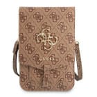 Guess Handtasche – elegante Umhängetasche für Smartphones mit goldenem Big Logo, AllOver 4G Logo Serie – Weiteres Produktbild 2