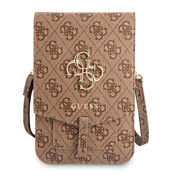 Guess Handtasche – elegante Umhängetasche für Smartphones mit goldenem Big Logo, AllOver 4G Logo Serie – Weiteres Produktbild 2 Guess Handtasche – elegante Umhängetasche für Smartphones mit goldenem Big Logo, AllOver 4G Logo Serie – Weiteres Produktbild 2