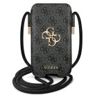 Guess Handytasche – elegante Umhängetasche für Smartphones mit goldenem Big Logo, AllOver 4G Logo Serie – Weiteres Produktbild 1