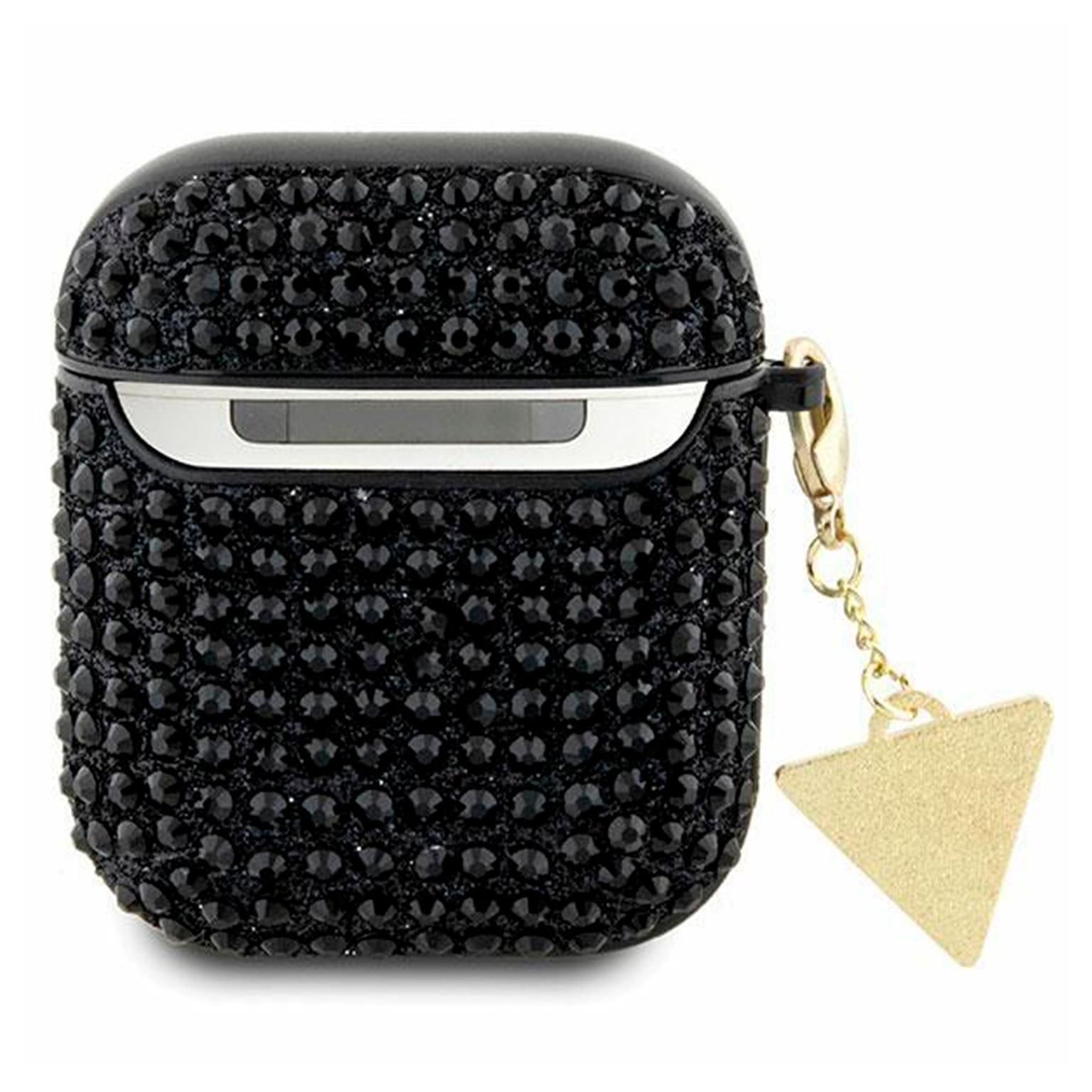 Guess Strass-Schutzhülle mit Dreiecks-Anhänger – Modische Schutzhülle für AirPods (1 / 2) – Weiteres Produktbild 2 Guess Strass-Schutzhülle mit Dreiecks-Anhänger – Modische Schutzhülle für AirPods (1 / 2) – Weiteres Produktbild 2
