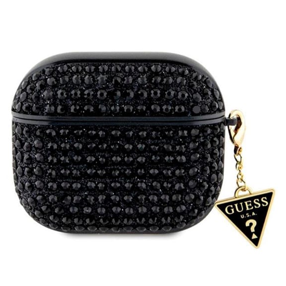 Guess Strass-Schutzhülle mit Dreiecks-Anhänger – Modische Schutzhülle für AirPods 3 – Weiteres Produktbild 1 Guess Strass-Schutzhülle mit Dreiecks-Anhänger – Modische Schutzhülle für AirPods 3 – Weiteres Produktbild 1