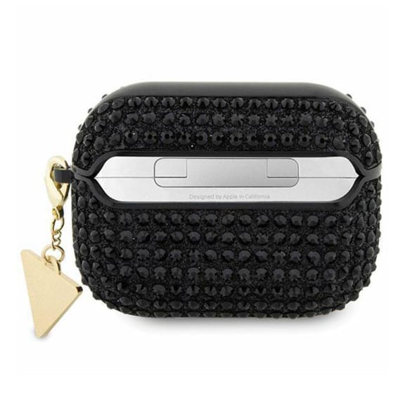 Guess Strass-Schutzhülle mit Dreiecks-Anhänger – Modische Schutzhülle für AirPods Pro 2 – Weiteres Produktbild 2 Guess Strass-Schutzhülle mit Dreiecks-Anhänger – Modische Schutzhülle für AirPods Pro 2 – Weiteres Produktbild 2