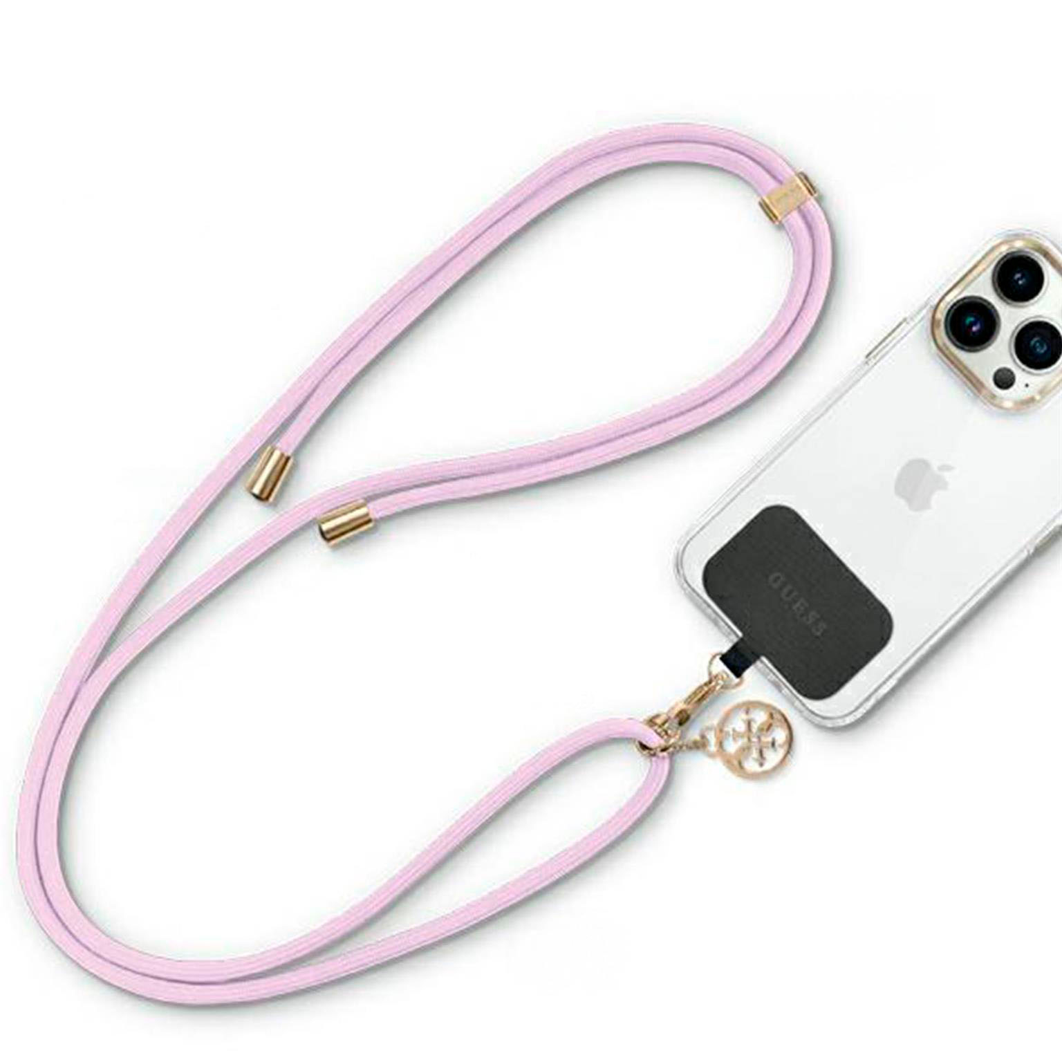 Guess Handyband zum Umhängen – Universal-Handyband mit Guess 4G-Logo für Smartphones, CBDY Serie, Kordelgürtel – Weiteres Produktbild 2 Guess Handyband zum Umhängen – Universal-Handyband mit Guess 4G-Logo für Smartphones, CBDY Serie, Kordelgürtel – Weiteres Produktbild 2