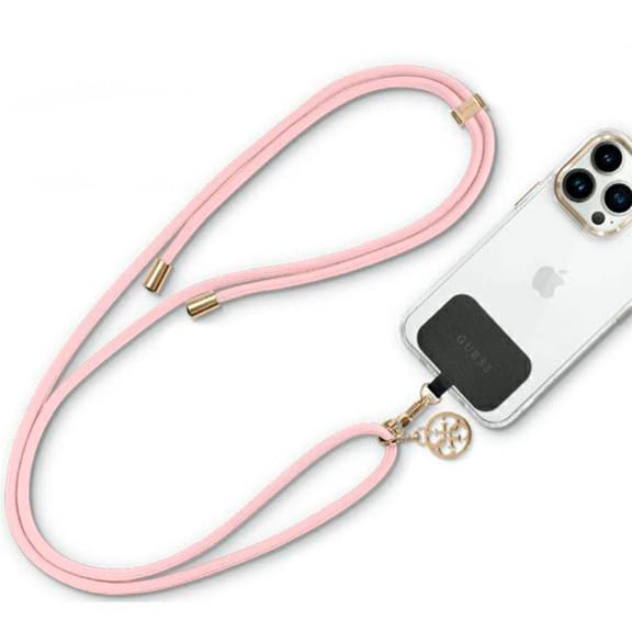 Guess Handyband zum Umhängen – Universal-Handyband mit Guess 4G-Logo für Smartphones, CBDY Serie, Kordelgürtel – Weiteres Produktbild 2 Guess Handyband zum Umhängen – Universal-Handyband mit Guess 4G-Logo für Smartphones, CBDY Serie, Kordelgürtel – Weiteres Produktbild 2