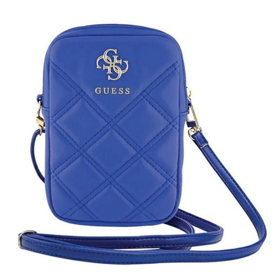 Guess Zip Quilted 4G Tasche – Handy Crossbody Tasche, Smartphone Umhängetasche aus Leder mit Reißverschluss – Weiteres Produktbild 2 Guess Zip Quilted 4G Tasche – Handy Crossbody Tasche, Smartphone Umhängetasche aus Leder mit Reißverschluss – Weiteres Produktbild 2