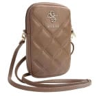 Guess Zip Quilted 4G Tasche – Handy Crossbody Tasche, Smartphone Umhängetasche aus Leder mit Reißverschluss – Produktbild 3