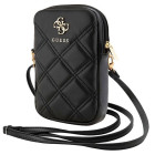 Guess Zip Quilted 4G Tasche – Handy Crossbody Tasche, Smartphone Umhängetasche aus Leder mit Reißverschluss – Produktbild 1