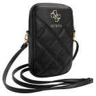 Guess Zip Quilted 4G Tasche – Handy Crossbody Tasche, Smartphone Umhängetasche aus Leder mit Reißverschluss – Produktbild 3