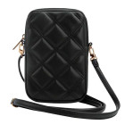 Guess Zip Quilted 4G Tasche – Handy Crossbody Tasche, Smartphone Umhängetasche aus Leder mit Reißverschluss – Produktbild 4
