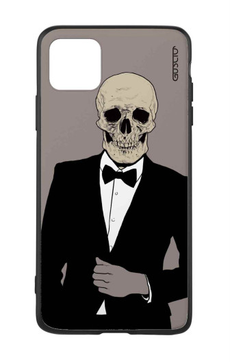Guscio 2C Cover iPhone 11 Designer Schutzhülle – Skull in Smoking Guscio 2C Cover iPhone 11 Designer Schutzhülle – Skull in Smoking