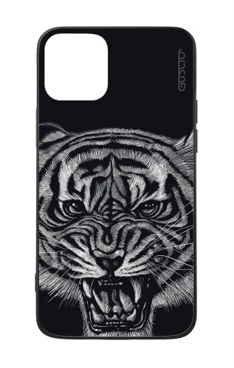 Guscio Guscio 2C Cover iPhone 12 Pro Designer Schutzhülle – Black Tiger