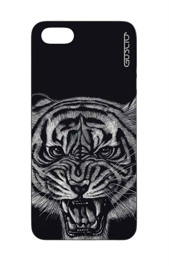 Guscio Guscio 2C Cover iPhone 5 Designer Schutzhülle – Black Tiger
