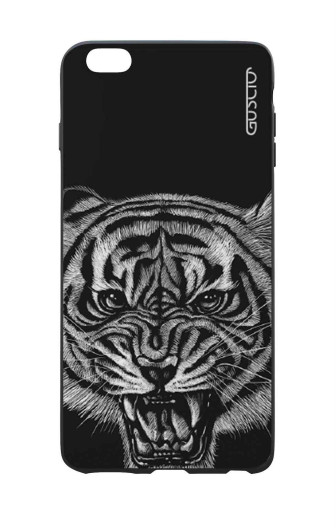 Guscio Guscio 2C Cover iPhone 6 Plus Designer Schutzhülle – Black Tiger