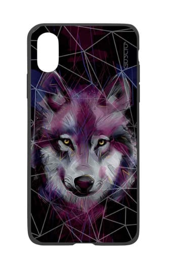 Guscio 2C Cover iPhone XR Designer Schutzhülle – Neon Wolf Guscio 2C Cover iPhone XR Designer Schutzhülle – Neon Wolf