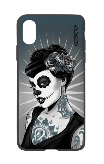 Guscio 2C Cover iPhone XS Max Designer Schutzhülle – Calavera Grey Shades Guscio 2C Cover iPhone XS Max Designer Schutzhülle – Calavera Grey Shades