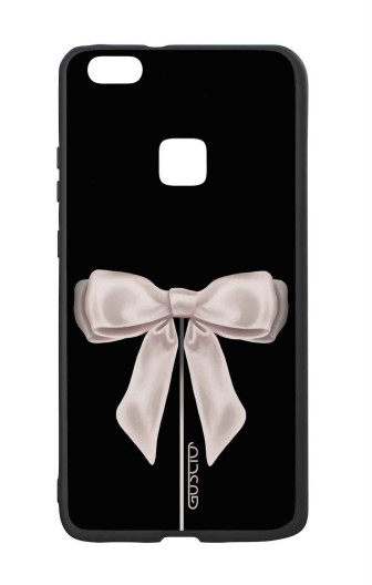 Guscio Guscio 2C Cover Huawei P10 Lite Designer Schutzhülle – Satin White Ribbon