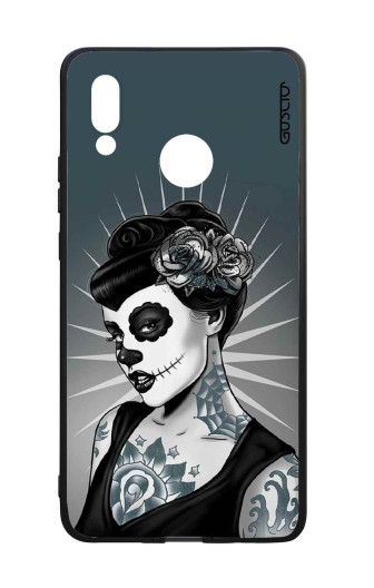 Guscio 2C Cover Huawei P20 Lite Designer Schutzhülle – Calavera Grey Shades Guscio 2C Cover Huawei P20 Lite Designer Schutzhülle – Calavera Grey Shades