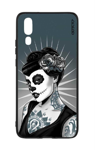 Guscio 2C Cover Huawei P20 Designer Schutzhülle – Calavera Grey Shades Guscio 2C Cover Huawei P20 Designer Schutzhülle – Calavera Grey Shades
