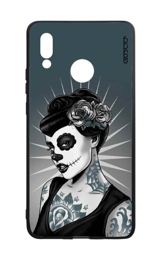 Guscio 2C Cover Huawei P30 Lite Designer Schutzhülle – Calavera Grey Shades Guscio 2C Cover Huawei P30 Lite Designer Schutzhülle – Calavera Grey Shades