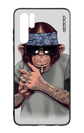 Guscio 2C Cover Huawei P30 Pro New Edition Designer Schutzhülle – Chimp with Bandana Guscio 2C Cover Huawei P30 Pro New Edition Designer Schutzhülle – Chimp with Bandana