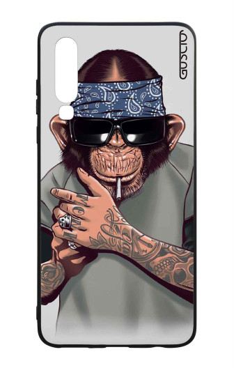Guscio 2C Cover Huawei P30 Designer Schutzhülle – Chimp with Bandana Guscio 2C Cover Huawei P30 Designer Schutzhülle – Chimp with Bandana