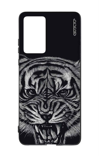 Guscio Guscio 2C Cover Huawei P40 Pro Designer Schutzhülle – Black Tiger