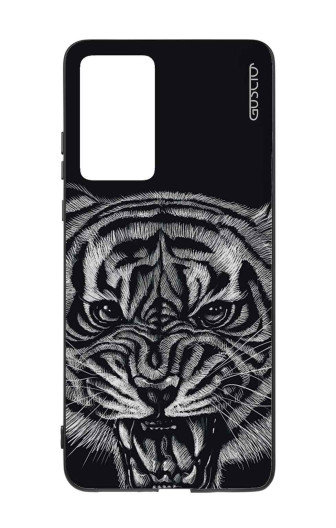 Guscio 2C Cover Huawei P40 Designer Schutzhülle – Black Tiger Guscio 2C Cover Huawei P40 Designer Schutzhülle – Black Tiger