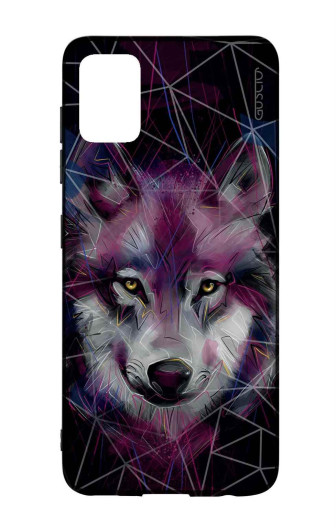 Guscio 2C Cover Samsung Galaxy A51 Designer Schutzhülle – Neon Wolf Guscio 2C Cover Samsung Galaxy A51 Designer Schutzhülle – Neon Wolf