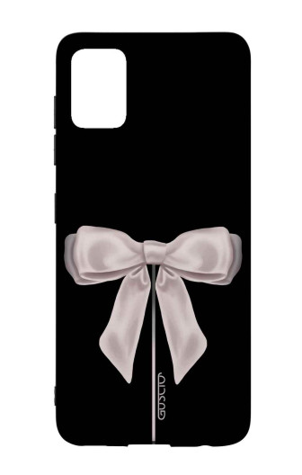 Guscio Guscio 2C Cover Samsung Galaxy A71 Designer Schutzhülle – Satin White Ribbon