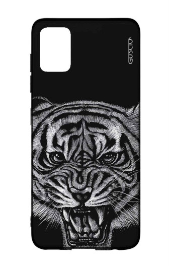 Guscio 2C Cover Samsung Galaxy A71 Designer Schutzhülle – Black Tiger Guscio 2C Cover Samsung Galaxy A71 Designer Schutzhülle – Black Tiger
