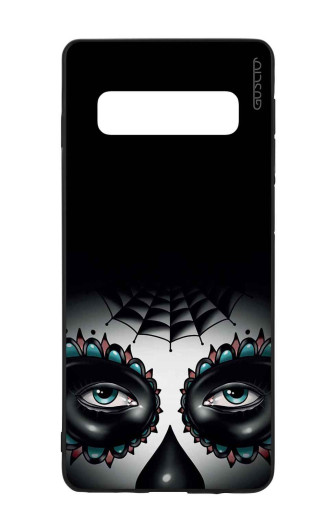 Guscio 2C Cover Samsung Galaxy S10 Designer Schutzhülle – Calavera Eyes Guscio 2C Cover Samsung Galaxy S10 Designer Schutzhülle – Calavera Eyes