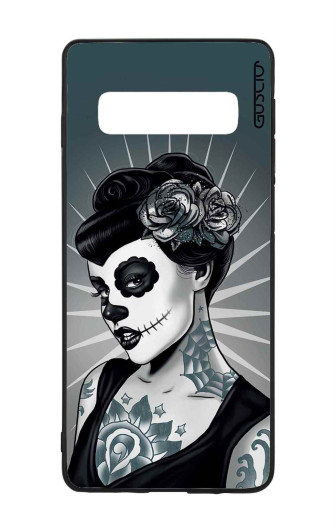 Guscio 2C Cover Samsung Galaxy S10e Designer Schutzhülle – Calavera Grey Shades Guscio 2C Cover Samsung Galaxy S10e Designer Schutzhülle – Calavera Grey Shades
