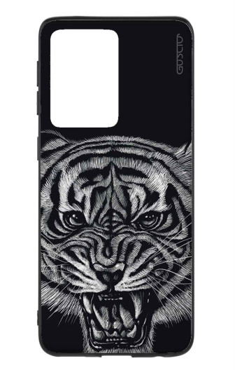 Guscio Guscio 2C Cover Samsung Galaxy S20 Ultra Designer Schutzhülle – Black Tiger
