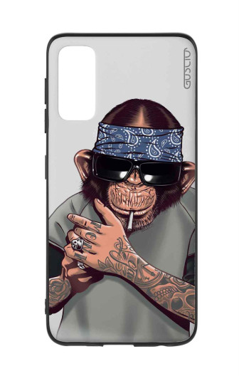 Guscio 2C Cover Samsung Galaxy S20 5G Designer Schutzhülle – Chimp with Bandana Guscio 2C Cover Samsung Galaxy S20 5G Designer Schutzhülle – Chimp with Bandana