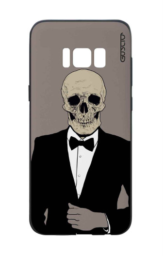 Guscio 2C Cover Samsung Galaxy S8 Designer Schutzhülle – Skull in Smoking Guscio 2C Cover Samsung Galaxy S8 Designer Schutzhülle – Skull in Smoking