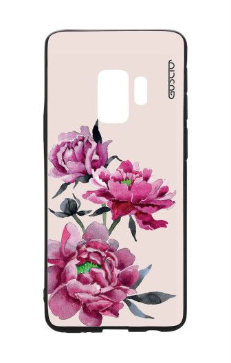 Guscio 2C Cover Samsung Galaxy S9 Designer Schutzhülle – Pink Peonies Guscio 2C Cover Samsung Galaxy S9 Designer Schutzhülle – Pink Peonies