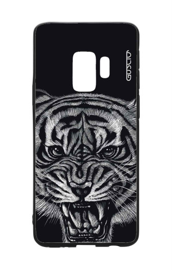 Guscio Guscio 2C Cover Samsung Galaxy S9 Designer Schutzhülle – Black Tiger