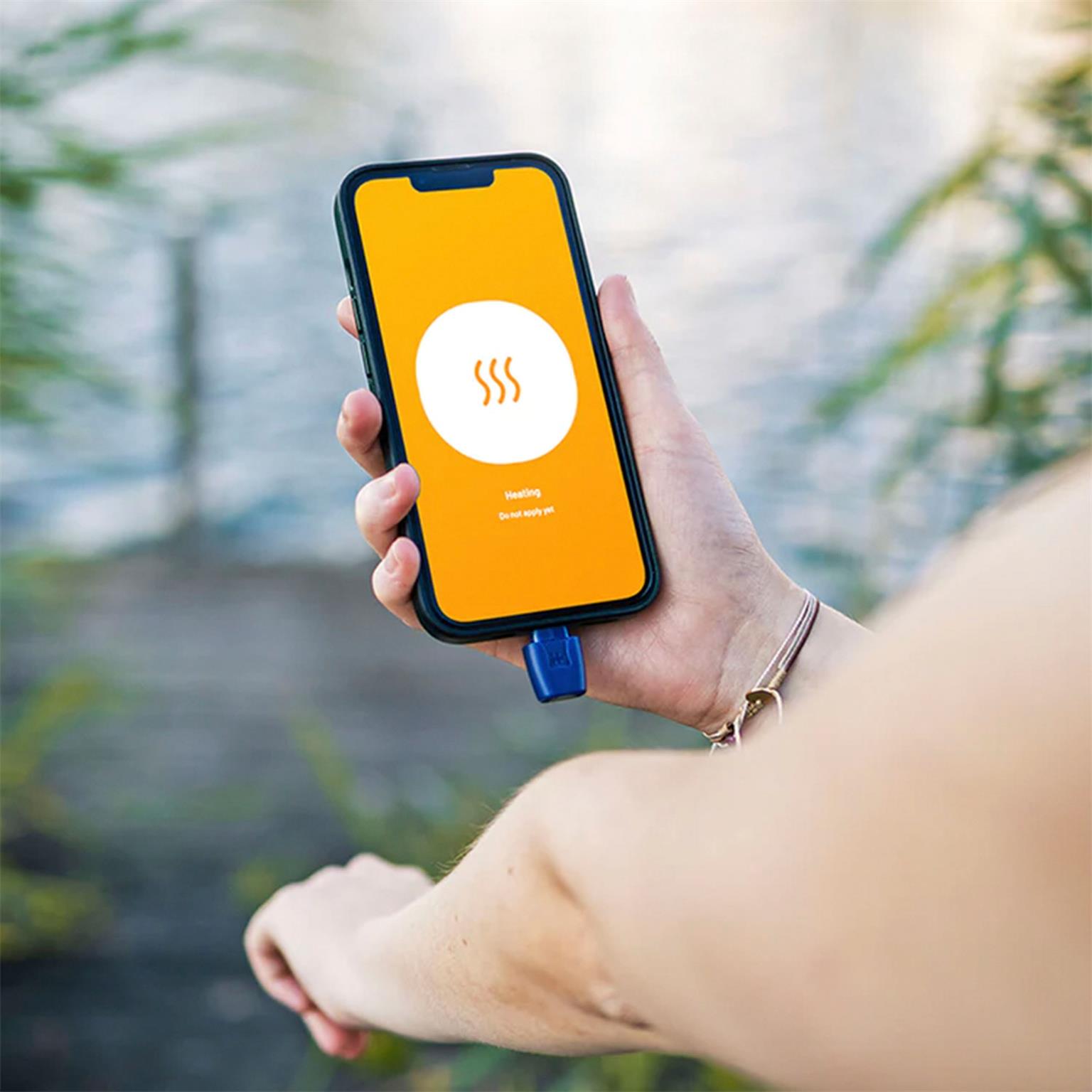 heat it Elektronischer Stichheiler – Juckreizlinderung bei Insektenstichen für iPhone 5 - 14 und iPad, Lightning – Weiteres Produktbild 4