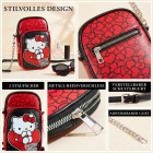 Hello Kitty Hello Kitty Tasche – Mädchen Handtasche Teenager Tasche mit Reißverschluss und Schultergurt – Produktbild 2