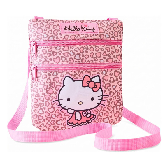 Hello Kitty Hello Kitty Tasche – Mädchen Handtasche Teenager Tasche mit Reißverschluss und Schultergurt – Weiteres Produktbild 1