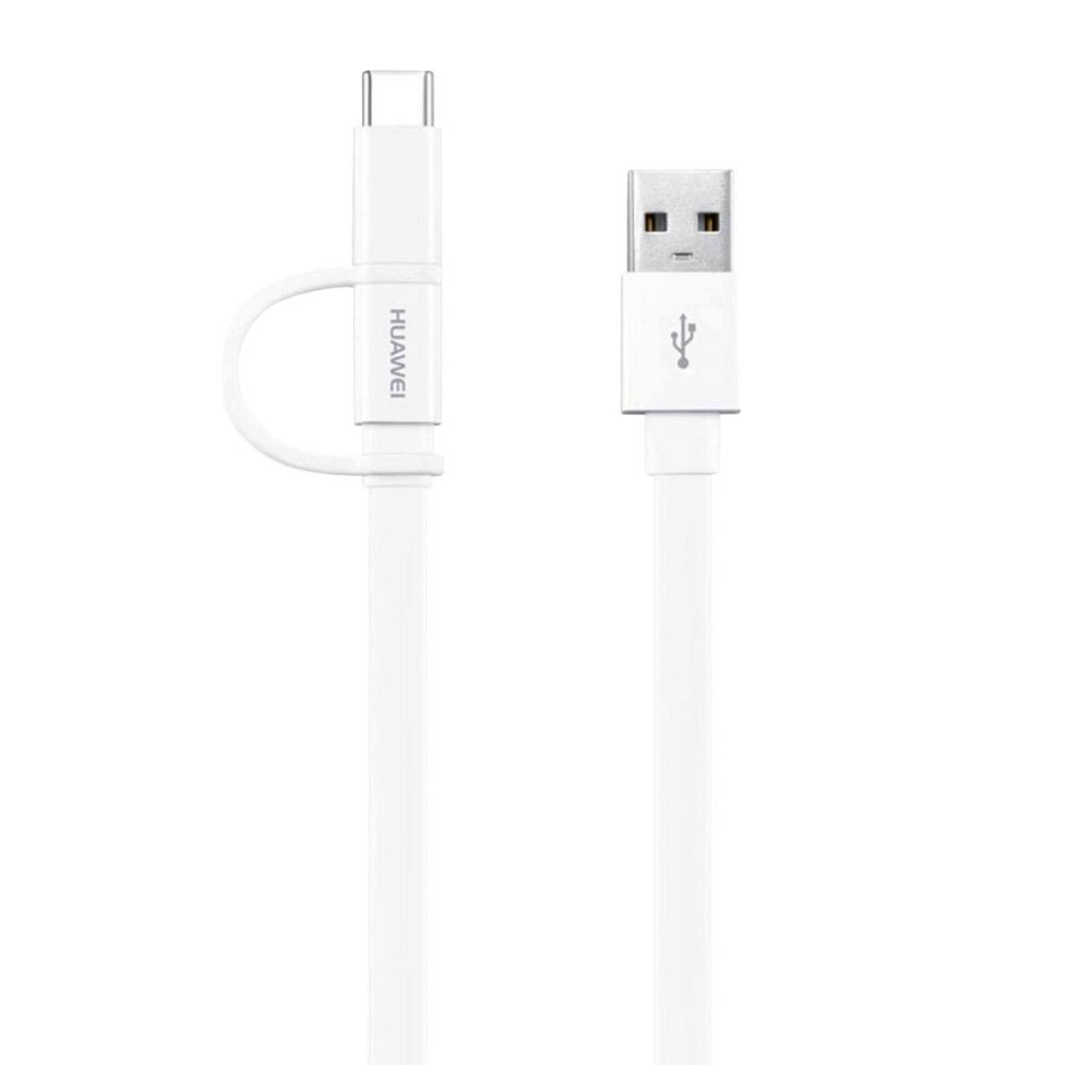 Huawei Datenkabel 2in1 AP55 – USB auf MicroUSB und Type-C, schnelle Datenübertragung – undefined