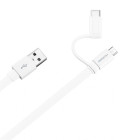 Huawei Datenkabel 2in1 AP55 – USB auf MicroUSB und Type-C, schnelle Datenübertragung – Weiteres Produktbild 2