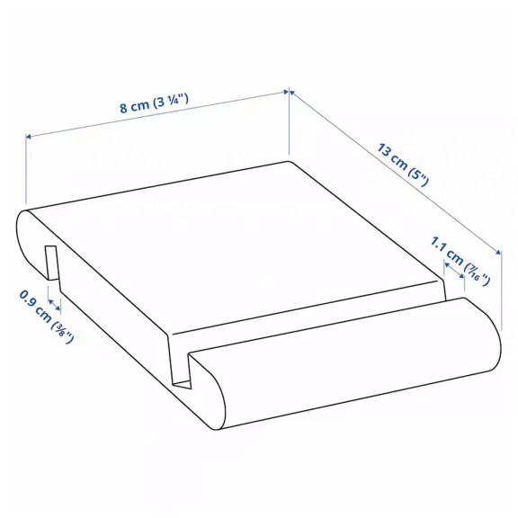 IKEA BERGENES Handyhalter aus Bambus – Tablethalter aus Bambus für Bett, Smartphonehalter Bambus verstellbar – Weiteres Produktbild 6
