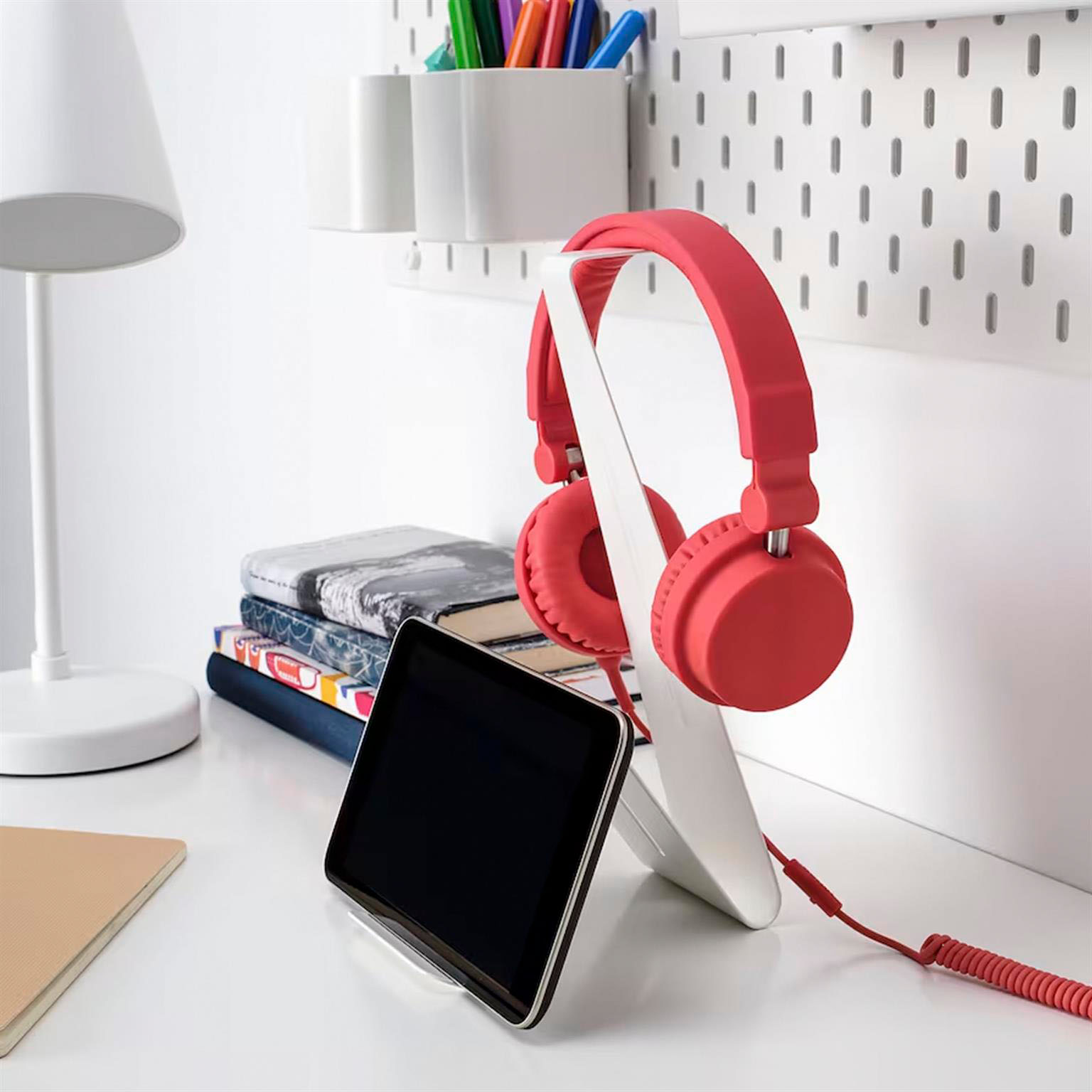 IKEA MÖJLIGHET Kopfhörer- und Tablethalter – Tablet-Ständer, Kopfhörer-Ständer, Tischständer für Handy – Weiteres Produktbild 1