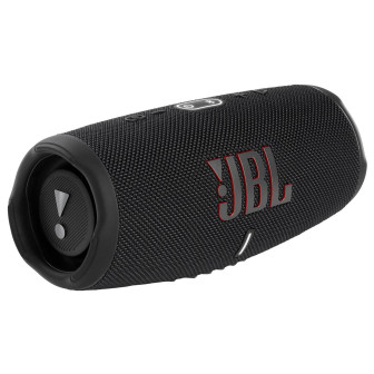 JBL Charge 5 – Bluetooth-Lautsprecher, wasserdichte Boombox, lange Akkulaufzeit, robustes Design – Black