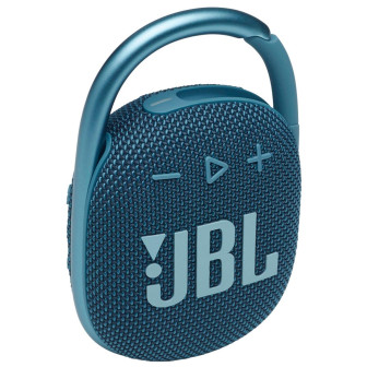 JBL Clip 4 – Tragbarer, wasserdichter Bluetooth Speaker, Ideal für Unterwegs, Outdoor-Musikbox mit Karabiner – Blue