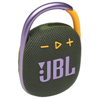 JBL Clip 4 – Tragbarer, wasserdichter Bluetooth Speaker, Ideal für Unterwegs, Outdoor-Musikbox mit Karabiner – Green JBL Clip 4 – Tragbarer, wasserdichter Bluetooth Speaker, Ideal für Unterwegs, Outdoor-Musikbox mit Karabiner – Green
